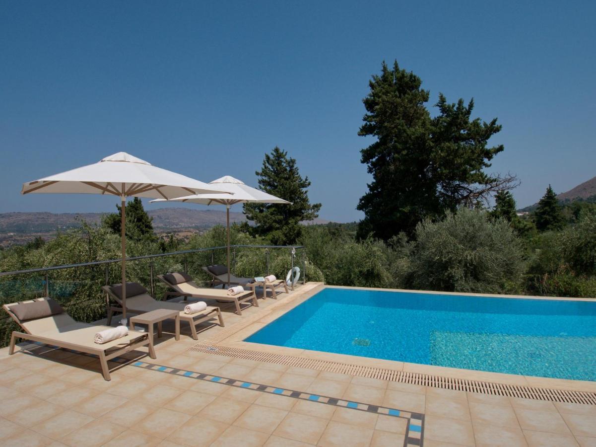 Villa Olivia With Pool Vrises Crete Alikampos エクステリア 写真